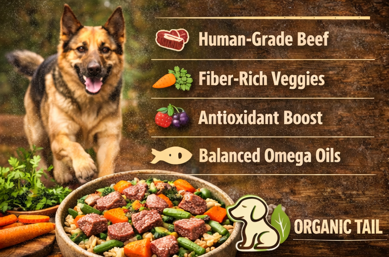 Organic Beef Feast (Human-Grade, High Protein)