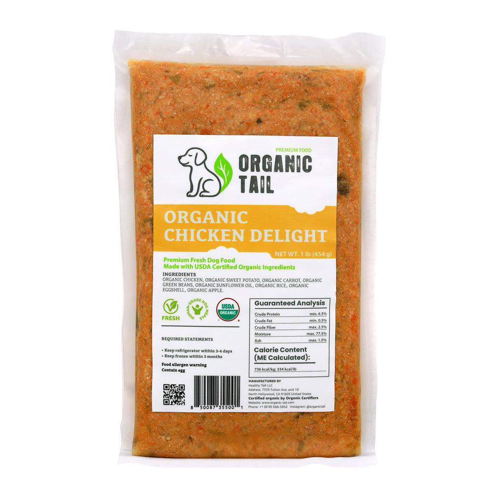 Organic Chicken Delight (Human-Grade, Complete Nutrition)