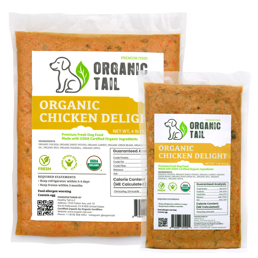 Organic Chicken Delight (Human-Grade, Complete Nutrition)