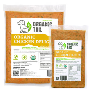 Organic Chicken Delight (Human-Grade, Complete Nutrition)
